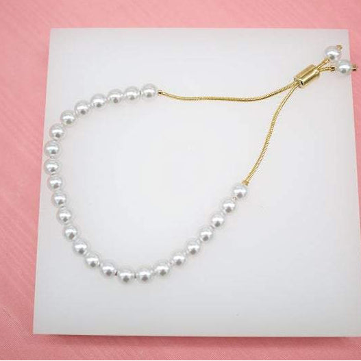 Pearl Drawstring Bracelet