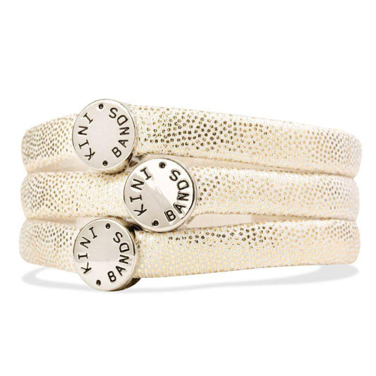 Silver Hair Tie Trio