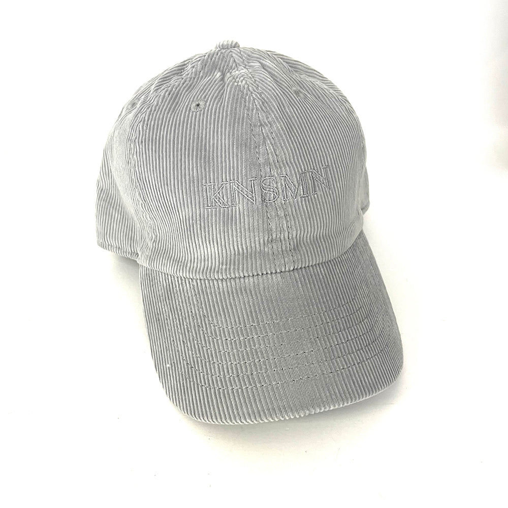 Grey Corduroy Hat